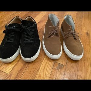 Reiss Tan Suede Sneakers size 9